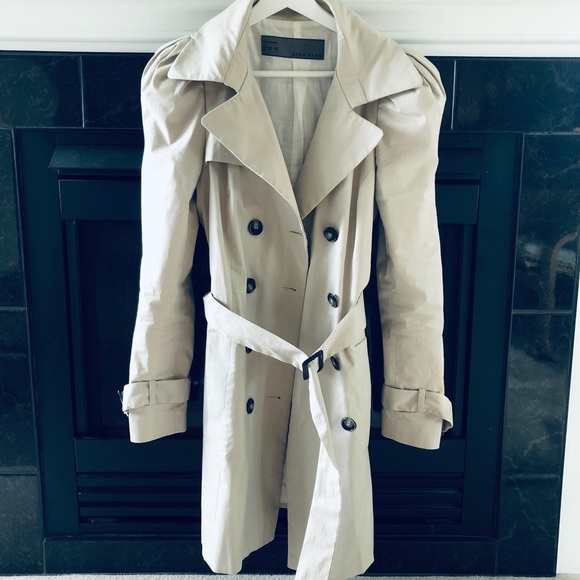 Zara Jackets & Blazers - Beige Zara classic trench coat - medium